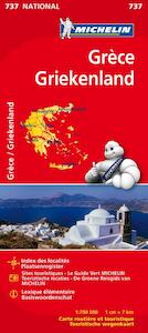 Michelin wegenkaart 737 Griekenland 2012 - (ISBN 9782067172029)