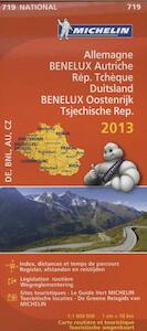 719 Allemagne, Benelux, Autriche, Rép. Tchèque - Duitsland, Benelux, Oostenrijk, Tsjechische Rep. 2013 - MICHELIN (ISBN 9782067180253)