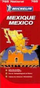 Michelin nationale kaart 765 Mexico - (ISBN 9782067157460)