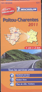 Michelin 521 Poitou-Charentes 2011 - (ISBN 9782067155176)