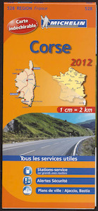 MICHELIN WEGENKAART 528 CORSE 2012 - (ISBN 9782067169616)