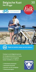 Falk VVV fietskaart 30 Belgische kust en Brugge - (ISBN 9789028727892)