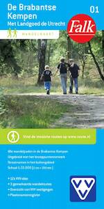 Falk-VVV Wandelkaart 01. Brabantse Kempen - (ISBN 9789028726949)
