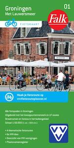 Fietskaart 1 Groningen - (ISBN 9789028725027)