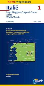 ANWB Wegenkaart Italië 1 - (ISBN 9789018035082)