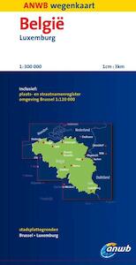 ANWB wegenkaart Belgie, Luxemburg - (ISBN 9789018036409)