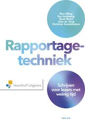 Rapportagetechniek - Rien Elling, Bas Andeweg, Sjaak Baars, Jaap de Jong (ISBN 9789001853808)