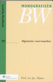 Algemene voorwaarden - Jac. Hijma (ISBN 9789013072365)