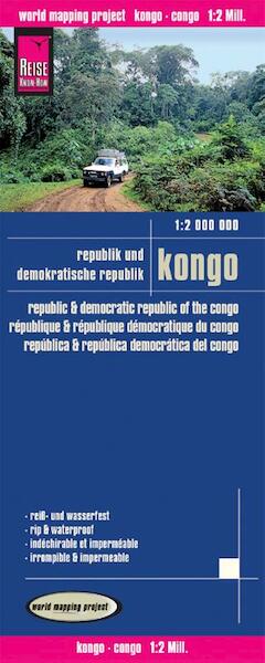 Reise Know-How Landkarte Kongo (1:2.000.000): Republik und Demokratische Republik Kongo - (ISBN 9783831771912)