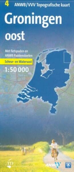 ANWB/VVV Topografische kaart Groningen-Oost - (ISBN 9789018023577)