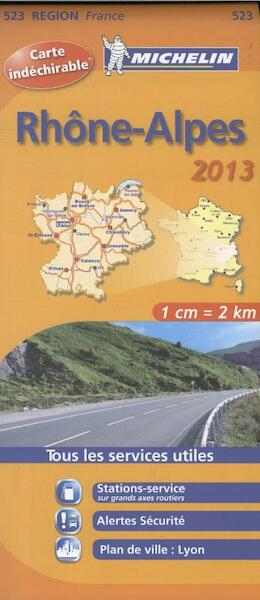 523 Rhône-Alpes 2013 indéchirable/onverscheurbaar - (ISBN 9782067181694)