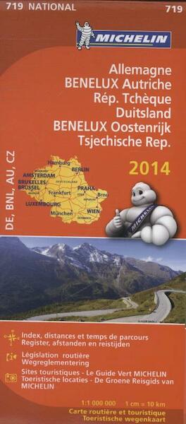 719 Allemagne, Benelux, Autriche, Rep. Tcheque - Duitsland, Benelux, Oostenrijk, Tsjechische Rep. 2014 - (ISBN 9782067191167)