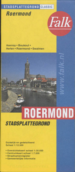 Roermond plattegrond - (ISBN 9789028708433)
