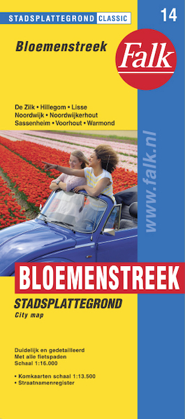 Falkplan toeristenkaart bollenstreek - (ISBN 9789028708297)