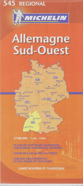 Duitsland Zuid-West = Germany Southwest - (ISBN 9782067119956)
