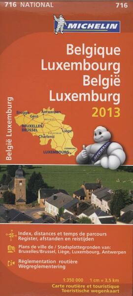 716 Belgique, Luxembourg - België, Luxemburg 2013 - (ISBN 9782067180161)