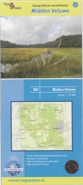 Topografische Wandelkaart Midden-Veluwe - (ISBN 9789081396134)