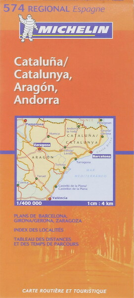 Cataluna/Catalunya,Aragon,Andorra - (ISBN 9782061007631)