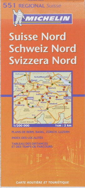 Suisse Nord Schweiz Nord Svizzera Nord - (ISBN 9782061007815)