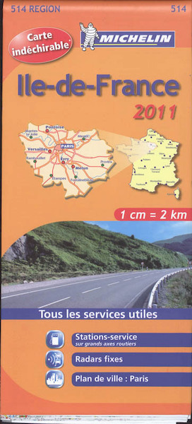 Michelin 514 Ile-de-France 2011 - (ISBN 9782067155107)