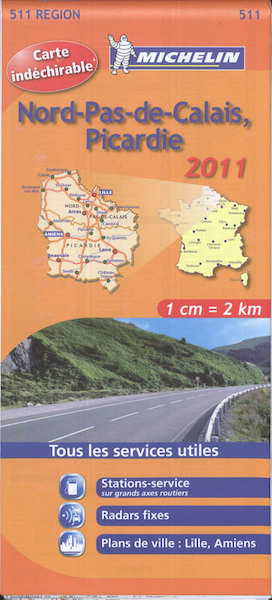 Michelin 511 Nord-Pas-de-Calais 2011 - (ISBN 9782067154971)