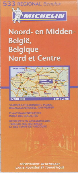 Noord & Midden-Belgie Belgique Nord et Centre - (ISBN 9782061007778)
