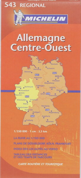 Allemagne Centre-Ouest - Duitsland Midden-West - (ISBN 9782067119918)