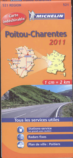 Michelin 521 Poitou-Charentes 2011 - (ISBN 9782067155176)