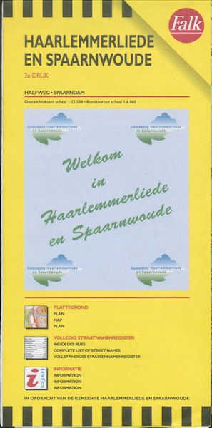 Haarlemmerliede / Spaarnwoude plattegrond - (ISBN 9789028715912)