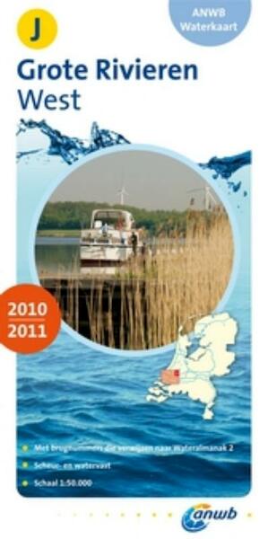 ANWB Waterkaart J Grote Rivieren West 2010/2011 - (ISBN 9789018030001)