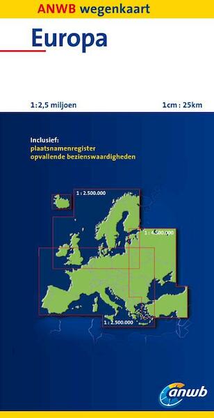ANWB Wegenkaart Europa - (ISBN 9789018035020)