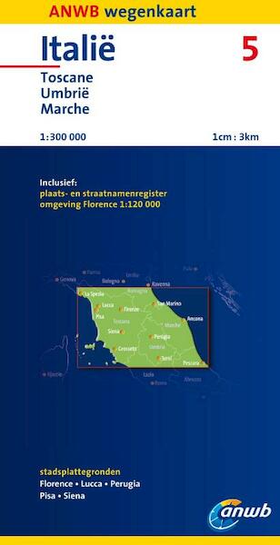ANWB Wegenkaart Italië 5 - (ISBN 9789018035112)