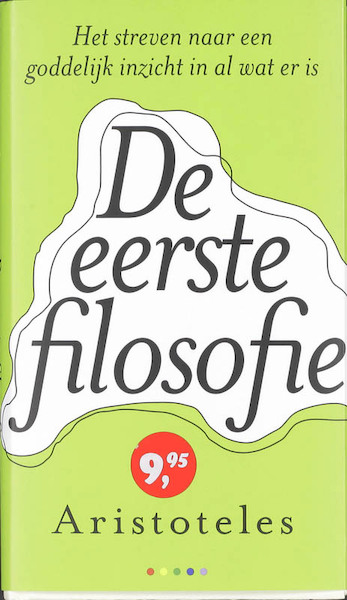 De eerste filosofie - Aristoteles (ISBN 9789041730107)