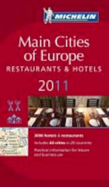 Michelin Guide Main Cities of Europe 2011 - (ISBN 9782067153479)