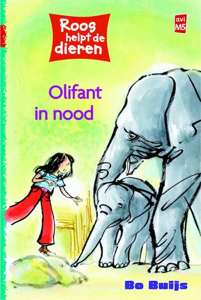 Roos helpt de dieren Olifant in nood - Bo Buijs (ISBN 9789020648546)