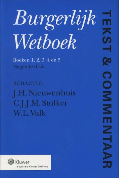 Tekst & Commentaar Burgerlijk Wetboek - (ISBN 9789013083187)