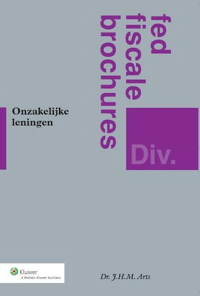 Onzakelijke leningen - (ISBN 9789013108149)