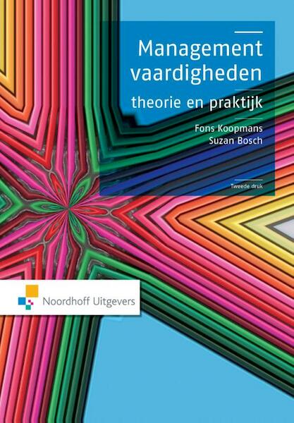 Managementvaardigheden - Fons Koopmans, Suzan Bosch (ISBN 9789001843106)