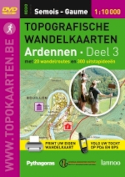 Topografische wandelkaarten Ardennen Semois & Gaume 3 - (ISBN 9789020977523)
