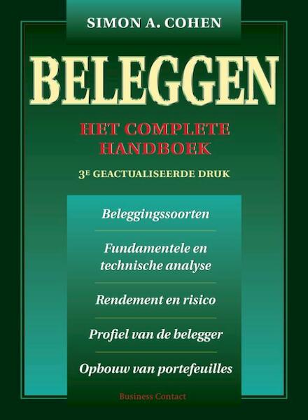 Beleggen complete handboek - Simon.A. Cohen (ISBN 9789047001409)