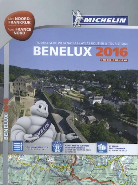 Atlas Michelin Benelux 2016 - (ISBN 9782067211742)