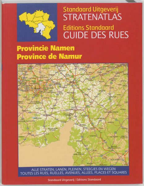 Stratenatlas Namen = Guide des rues Namur - (ISBN 9789002213960)