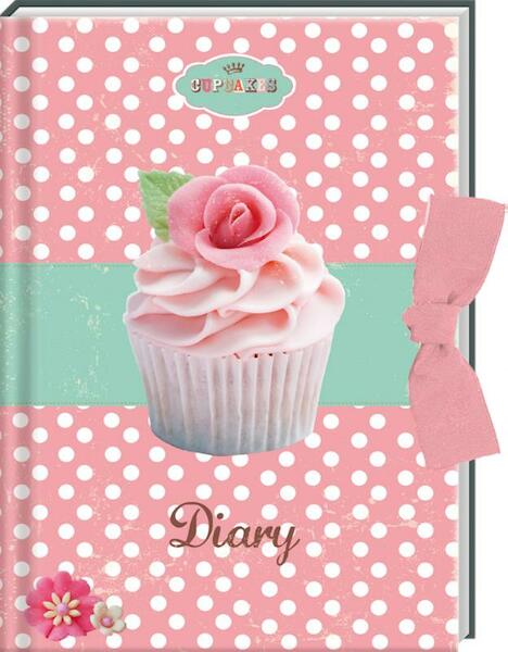 SET Cupcakes Dagboek M/ Lint / 6x7,95 - (ISBN 8712048258245)