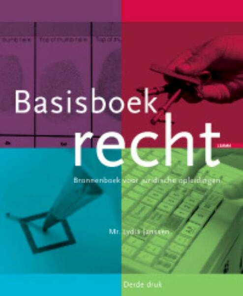 Basisboek recht - Lydia Janssen (ISBN 9789460940873)