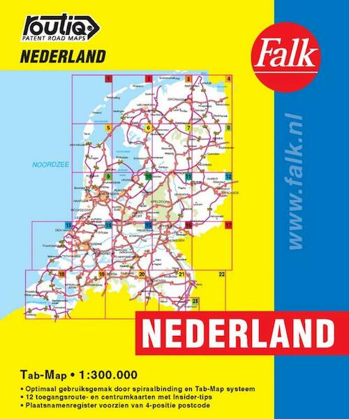 Routiq Nederland Tab Map - (ISBN 9789028715073)
