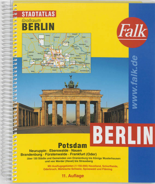 Berlin / Potsdam e.o. kaartboek - (ISBN 9783827904843)