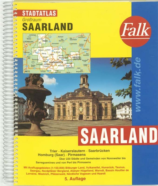 Saarland e.o. kaartboek - (ISBN 9783827905147)