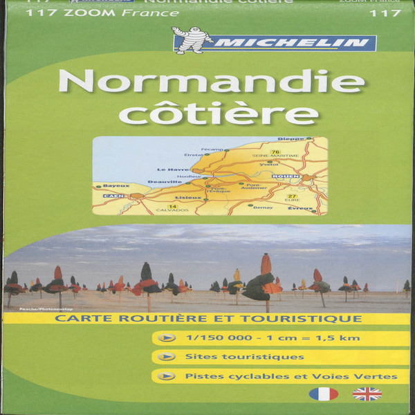 Michelin 117 Normandie Cotiere - (ISBN 9782067157118)