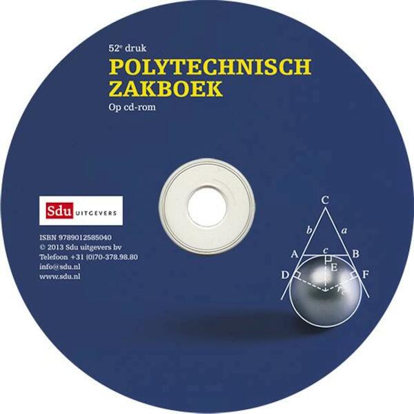 Polytechnisch zakboek - F. van Herwijnen, P.H.H Leijendeckers, G. De Roeck, G.A. Schwippert, Y. Verbakel (ISBN 9789012585040)