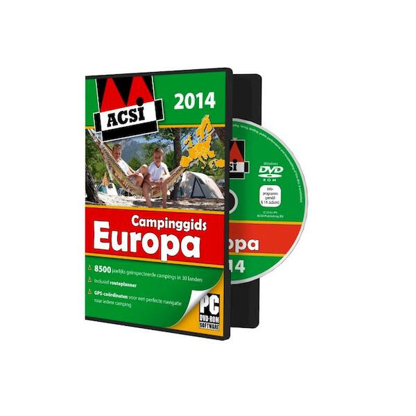 ACSI Campinggids dvd Europa 2014 - (ISBN 9789079756704)
